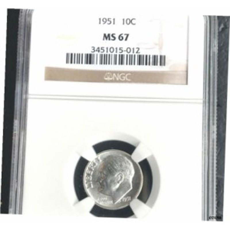 品質保証書付】 アンティークコイン NGC PCGS 1951 P ルーズベルト