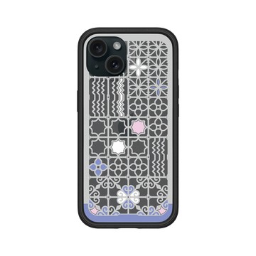 iPhone 15 Mod NX 黑 - 老屋顏 Old House Face - 台灣經典鐵窗花 - 東