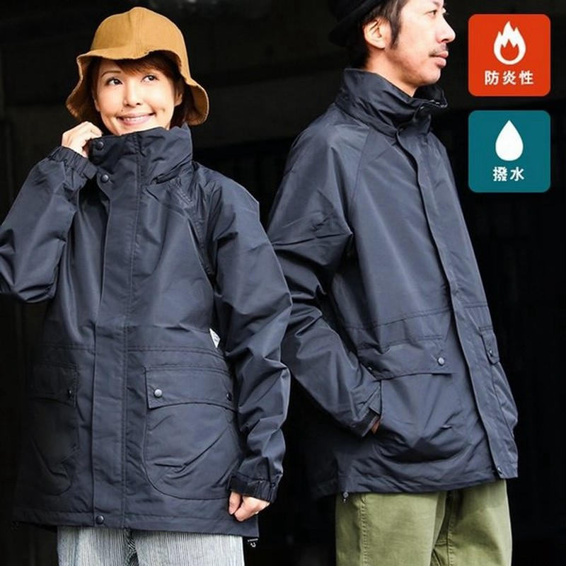 マウンテンパーカー スタンドネック フード収納 長袖 撥水 防炎性 ストリート カジュアル メンズ マルチカラー ブラック 通販 Lineポイント最大0 5 Get Lineショッピング