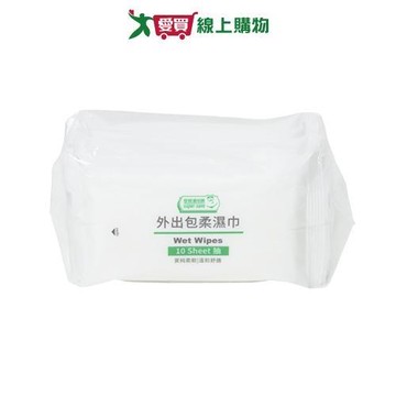 愛買嚴選外出包濕巾10抽x5包【愛買】