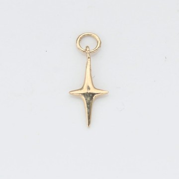14K 金星芒耳環墜飾