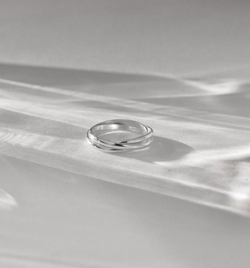 I 客製化 I 三環戒 999純銀 刻字 中性 個性