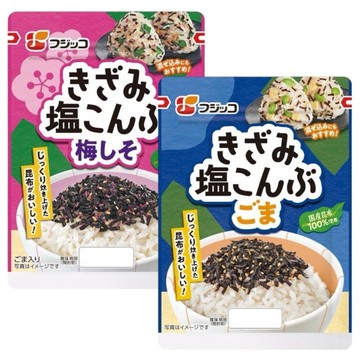 #悠西將# 日本  Fujicco 富士 拌飯料 昆布芝麻 昆布紫蘇梅味