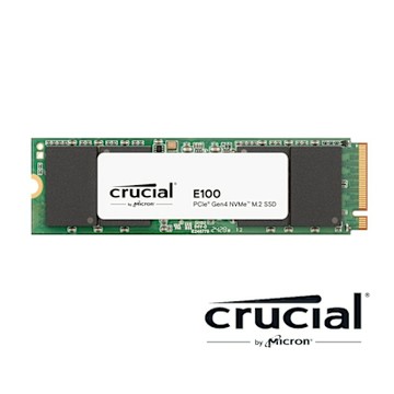 美光 Micron Crucial E100 1TB Gen4 PCIe M.2 SSD 固態硬碟 CT1000E100SSD8