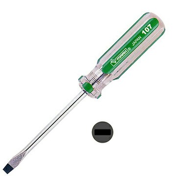 【文具通】水晶螺絲起子 一字 H1074-1 臺製 T3010204【APP滿額下單4%點數(單一帳號最高1000點)】7/31止