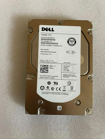 【企業級高速】SAS硬盤 服務器硬盤 企業硬盤 存儲硬盤 3.5寸硬盤 15K高速讀寫 600G容量 0W347K/0W348K 適用於戴爾服務器