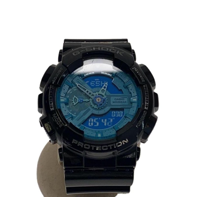 CASIO◇クォーツ腕時計・G-SHOCK/デジアナ/BLU/BLK | LINEブランドカタログ