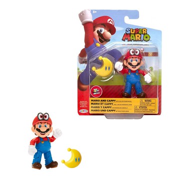 jakks 任天堂 Super Mario 瑪利歐 4吋公仔 W24 5種款式可選擇 【鯊玩具Toy Shark】