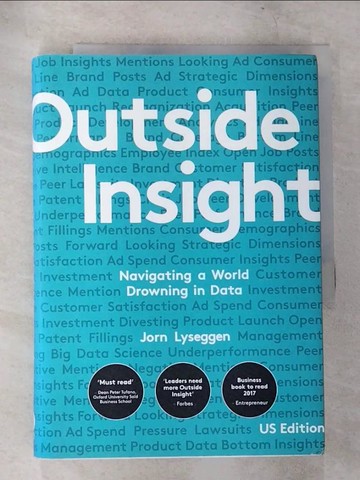 【書寶二手書T2／政治_TOD】Outside Insight: Navigating a World Drowning in Data_Lyseggen, Jorn