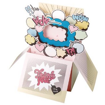 IROHA Pop Up Box Card立體禮物卡/GBCL-02/L