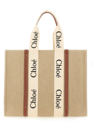 chloé "woody" tote bag