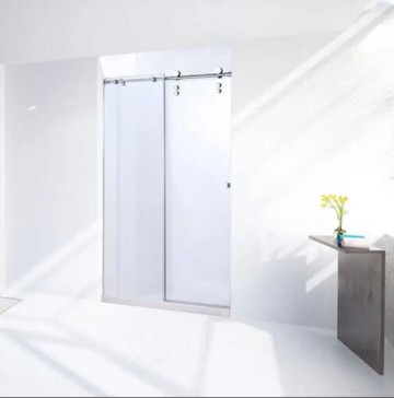 【哇哇蛙-乾濕分離】➤ itai一太  無框淋浴拉門皇冠 5038 不鏽鋼款 強化玻璃