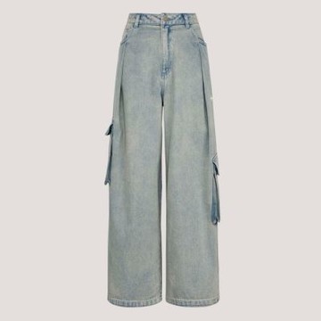【adidas 愛迪達】 工裝長褲 女 - Originals KU9533