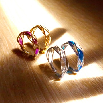 【余白】璃映 可調式戒指 - 日本樹脂 手作飾品