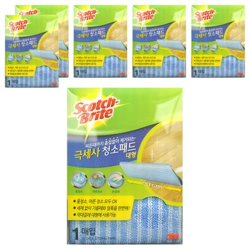 3M Scotch-Brite 百利 超細纖維地板清潔拖把布 普通款  2組  37 x 21cm