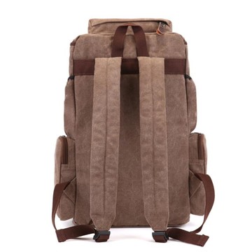 大容量帆布雙肩包男女旅行背包戶外登山包旅游行李包學生書包45Ligo 年終鉅惠 可開發票