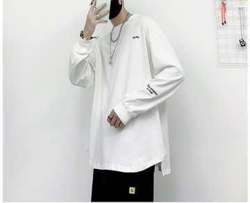 FINDSENSE X  男士圓領衛衣潮牌百搭長袖T恤