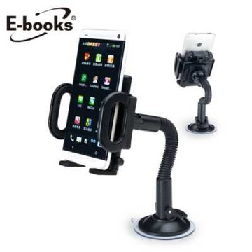 【文具通】E-books N7 彎管式手機萬用車架 E-IPB0012【APP滿額下單4%點數(單一帳號最高1500點)】5/31止