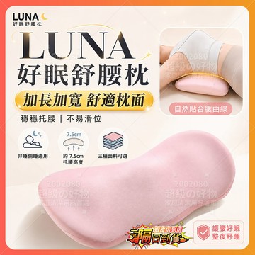 隔日達 LUNA 好眠舒腰枕 日本睡眠護腰墊 靠腰枕腰墊 多功能腰枕 記憶棉腰墊 睡眠護腰枕 護腰靠墊 支撐腰枕 腰椎枕