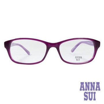 【ANNA SUI 安娜蘇】翩翩舞蝶造型眼鏡-紫色(AS621-749)