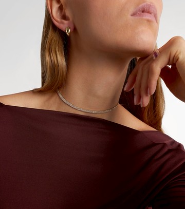 Shay Jewelry 18kt tri-colored gold necklace with diamonds