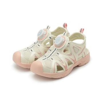 KANGAROOS EXPLOER 護趾旋鈕運動涼鞋 白粉 KK51963 中大童鞋