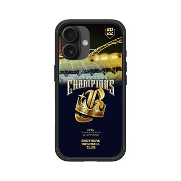 iPhone 16 Mod NX 黑 - 職棒-中信兄弟 Brothers - 2022中信兄弟總冠軍紀念款-鋼鐵藍