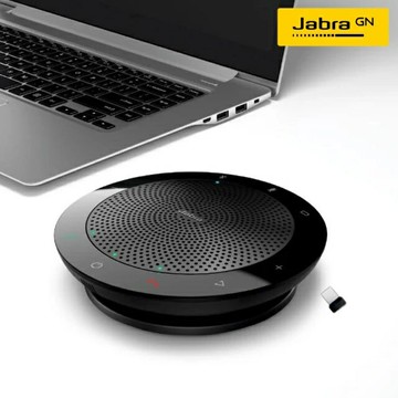 含發射器Jabra Speak 510+ MS 無線可攜式遠距會議電話揚聲器(藍牙喇叭揚聲器內建麥克風)