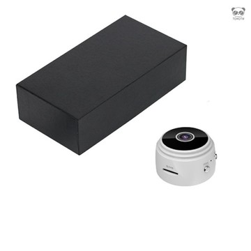 A9攝像頭帶磁吸高清遠程攝像機1080P夜視運動DV相機 內置電池 黑盒白色