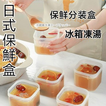 🌈日式保鮮盒 凍湯盒分裝盒 佐料盒 香料收納盒 微波保鮮盒 食物保鮮盒 冷凍肉保鮮 冰箱冷凍盒 水果收納盒