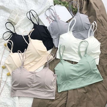 韓版超舒適冰絲吊帶美背小可愛【V152】