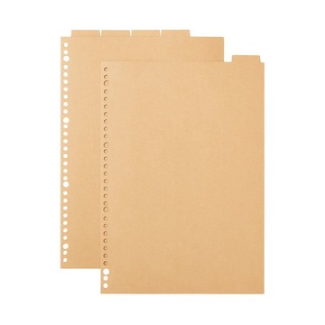 MUJI 索引/A4.30孔.5索引.米