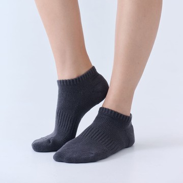 【FOOTER除臭襪】Essential Lite 輕壓力襪 船短襪(LH101-深灰)