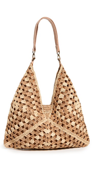 Mar Y Sol Palermo Shoulder Bag Palermo in Sand/Natural One Size