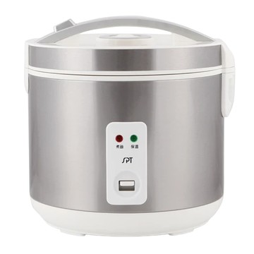 尚朋堂 10人份養生厚釜電子鍋 SC-NX18T，微壓炊煮，煮飯更Q，可炊糙米/五穀米/白米  灰色