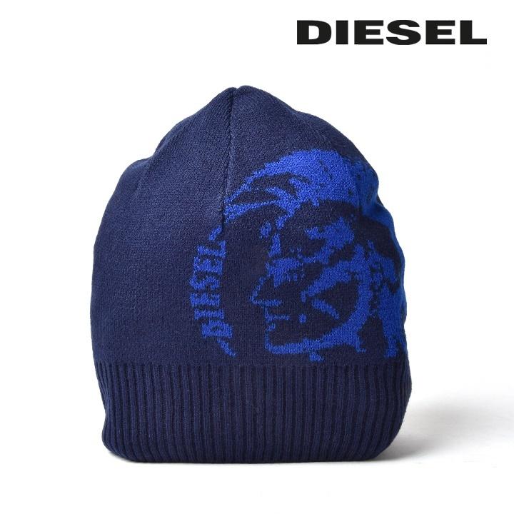 ディーゼル DIESEL ニット帽 帽子 メンズ リブ切替 ブレイブマン