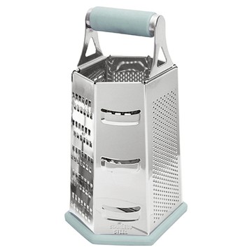 LuigiFerrero Norsk 6in1筒型刨刀 23cm  1個  銀色 + 粉藍色