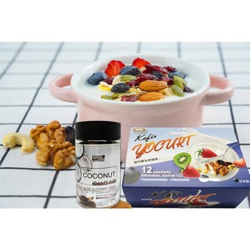 日本原裝進口克菲爾優格菌粉*搭大推有機椰子糖粉*1 優惠組合價!
