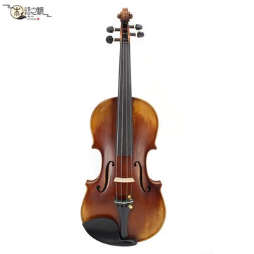 免運 現貨速發通靈 優質手工花紋小提琴 仿古琴