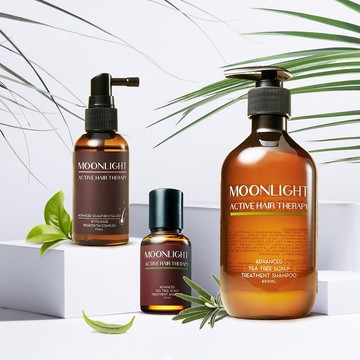 【Moonlight 莯光】 進化版 油性頭皮淨化養髮組