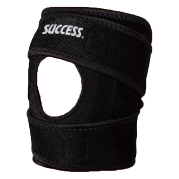 SUCCESS 成功 遠紅外線可調式護膝 S5133 男女通用 台灣製  黑色  1個  30cm~40cm