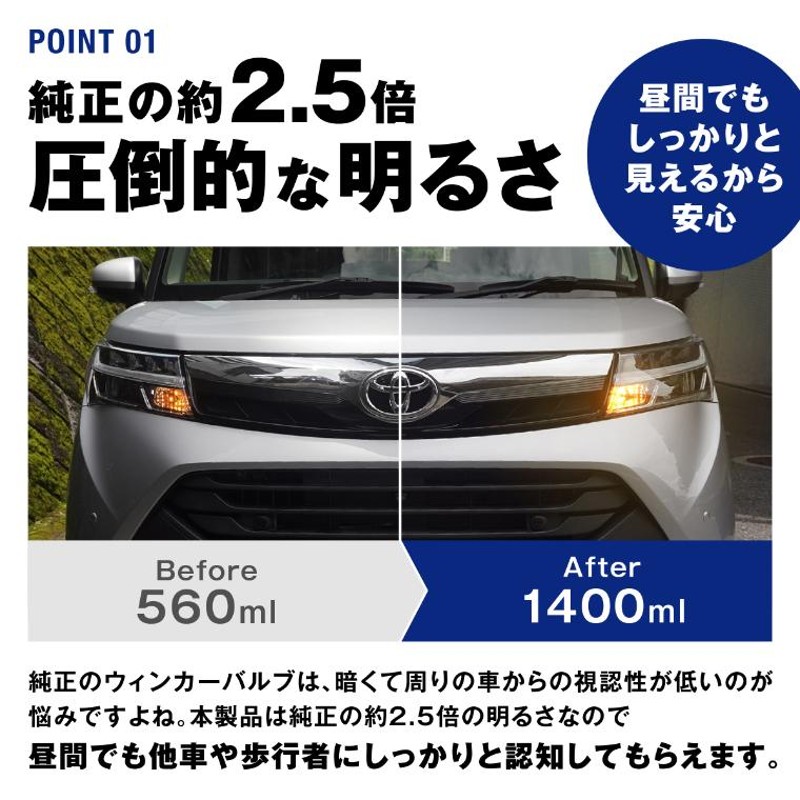 ウィンカーポジション ステルス led 抵抗 内蔵 ウインカー フロント t20 ピンチ部違い S25 ピン角違い アンバー 2色切替え ウイポジ fcl  エフシーエル | LINEショッピング