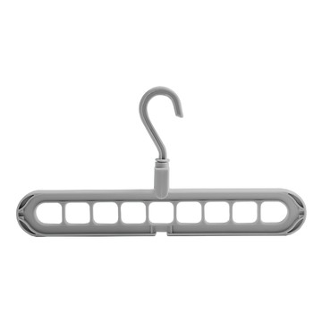 KM 生活 多功能魔術折疊衣架 晾曬衣架/掛衣架 馬卡龍色系  顏色隨機  8個