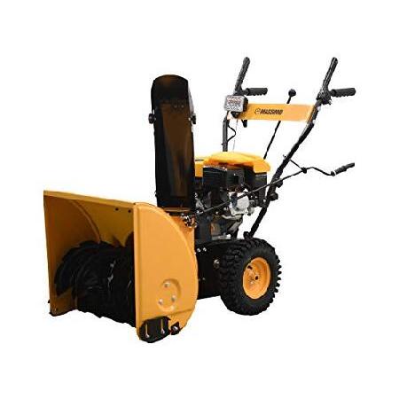 M MASSIMO MOTOR 24 34 inch Gas Snow Blower Thrower Stage Shovel Walk Behind Heavy Duty? (24 inch)