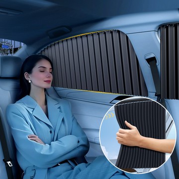 遮陽簾/遮陽板 全車軌道式車窗遮陽簾(四窗)