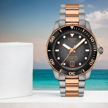 TISSOT 天梭 Seastar 1000 T120.807.22.051.01 潛水機械錶-40mm T1208072205101