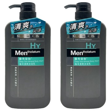 MENTHOLATUM 曼秀雷敦 男士海洋清爽沐浴乳 薄荷  650ml  2件