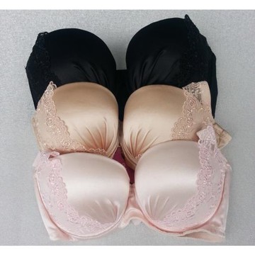 下厚上薄斷碼處理桑蠶絲真絲無鋼圈文胸小胸聚攏內衣少女貝女夢