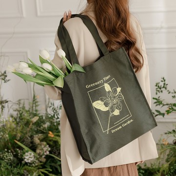 小莊園系列-花卉帆布托特包