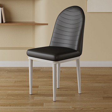 免稅開票 餐椅 輕奢餐椅毛毛蟲家用餐桌椅現代簡約餐廳意式北歐靠背椅子酒店極簡S076快速出貨